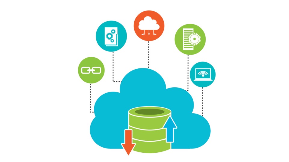 Cloud database connected to data sources